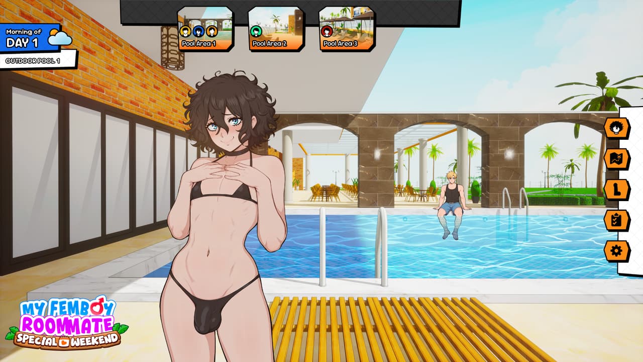 My Femboy Roommate: Special Weekend Demo, Screenshot 4