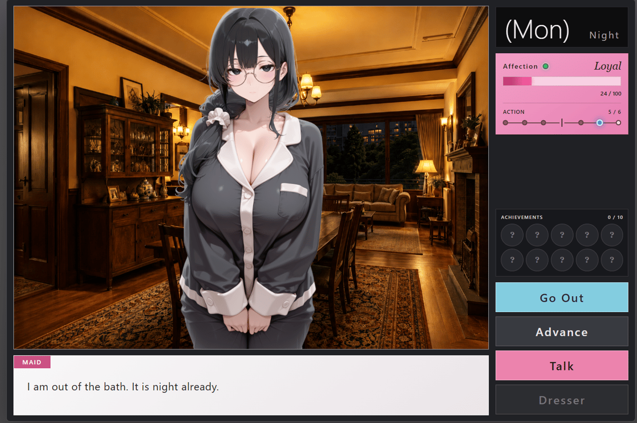 FreAI: Maid Pygmalion, Screenshot 4