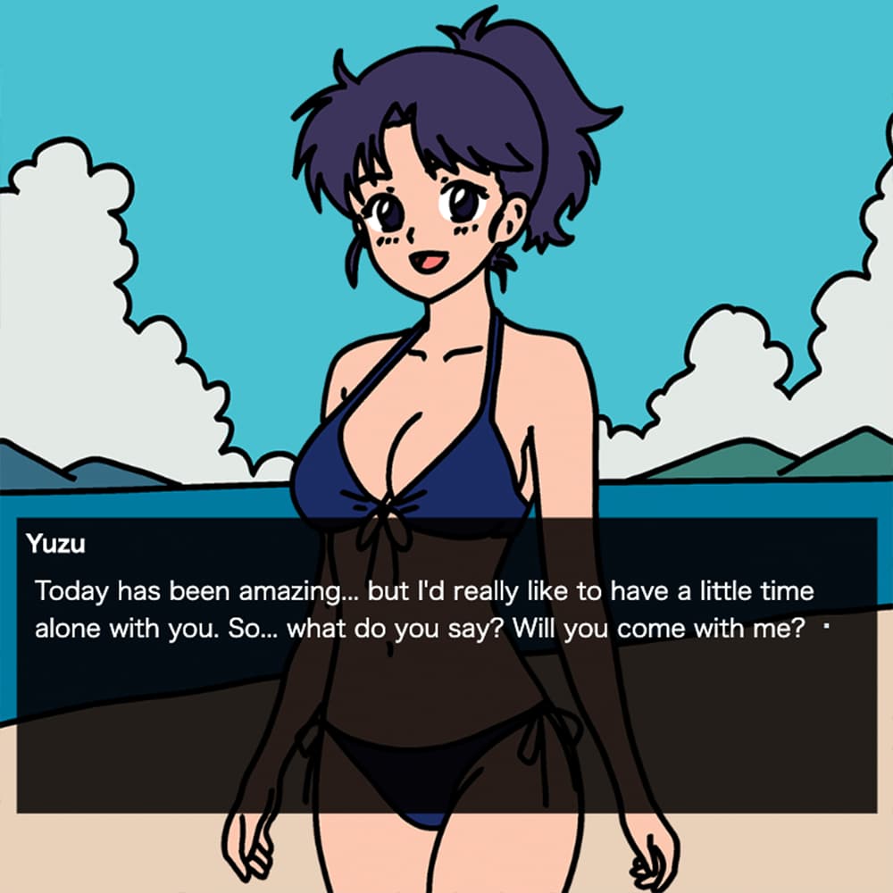 Beachside Date (A Summer Day with Three Bikini Girls), Screenshot 4