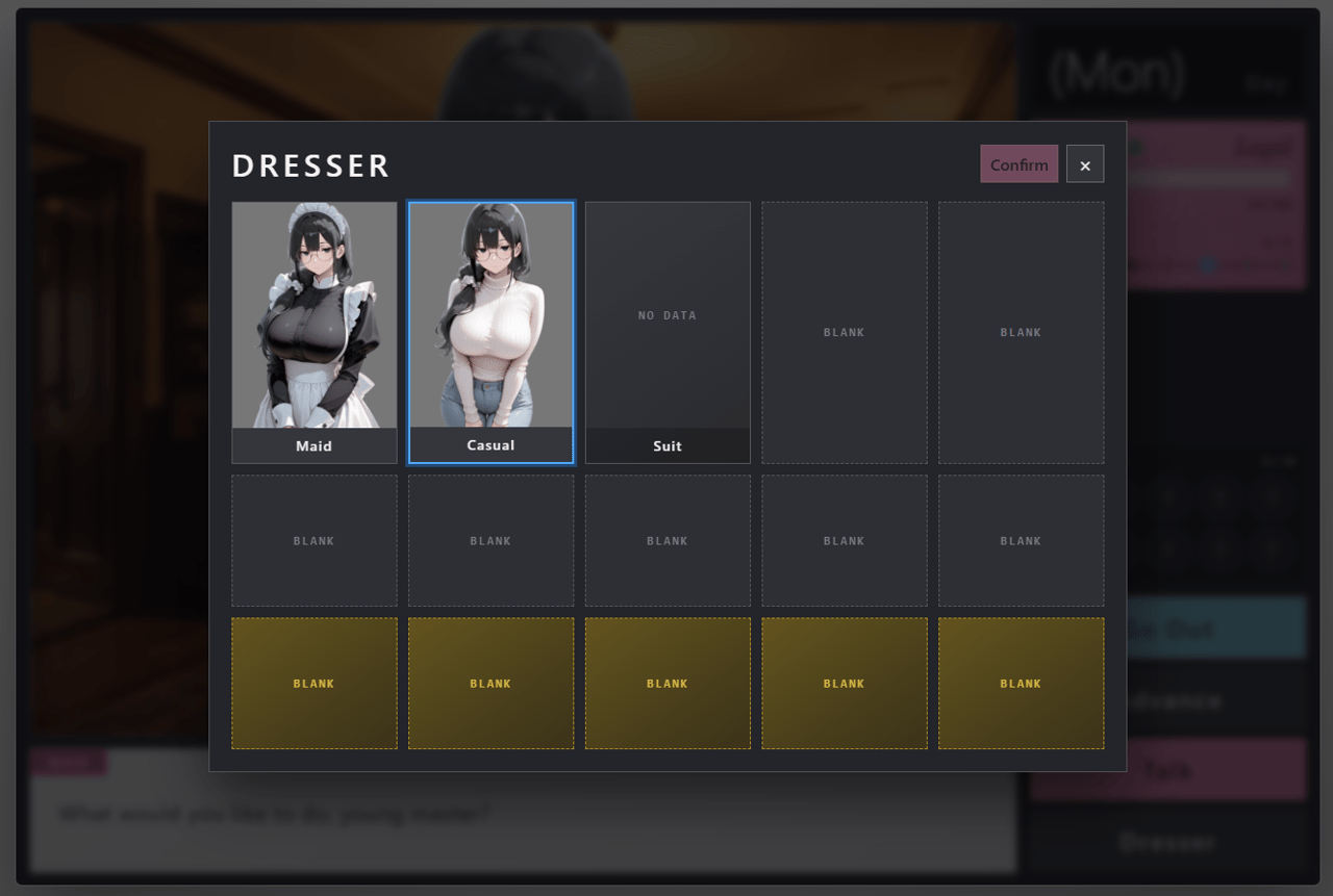 FreAI: Maid Pygmalion, Screenshot 3