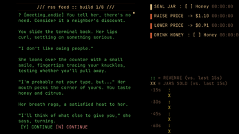 An Erotic Game About Honey Distribution, Screenshot 4