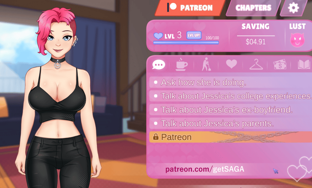 My Harem Saga v04, Screenshot 3