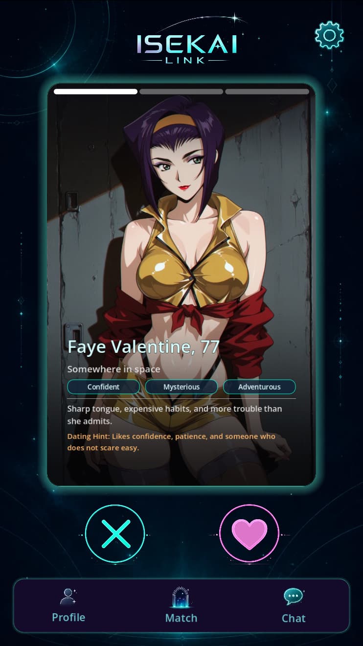 Isekai Link - Anime Dating Sim, Screenshot 1