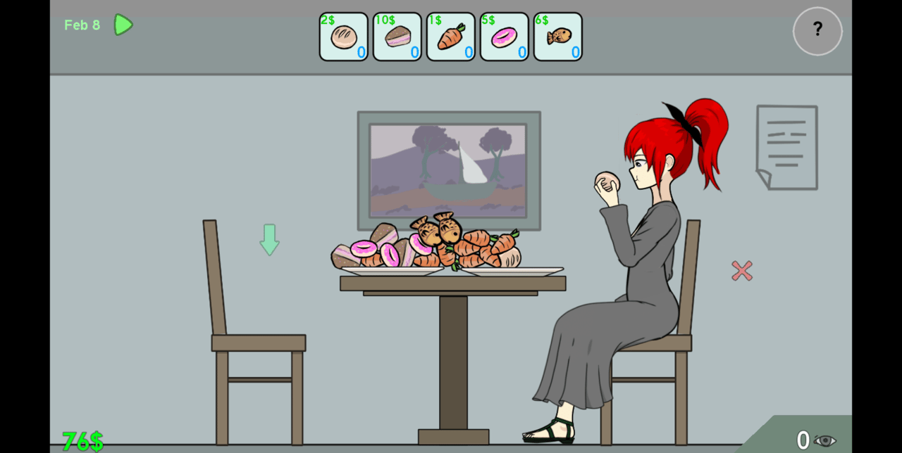 Waifus Eating Simulator, Screenshot 1