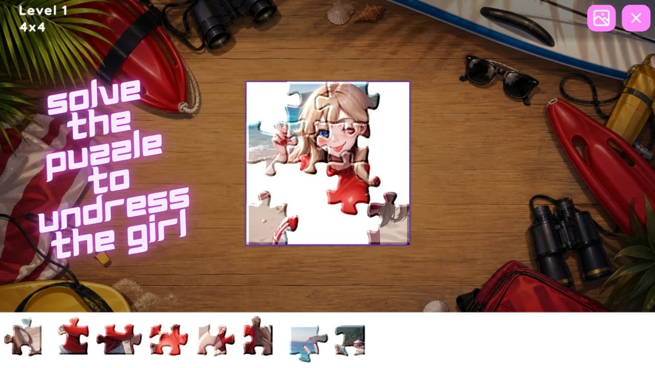 Hentai Puzzle: Sunny, Screenshot 2