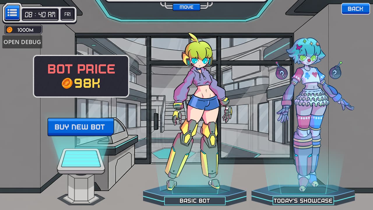 Fembot Vending Machine, Screenshot 2