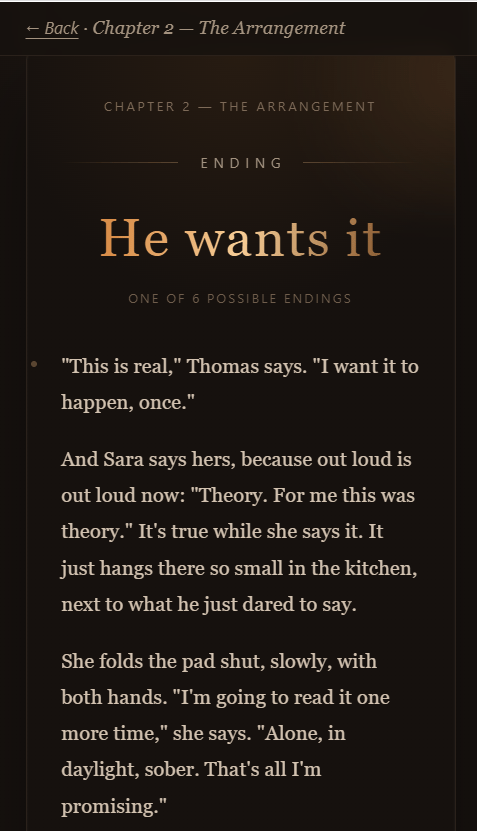 Free Rein, Screenshot 1