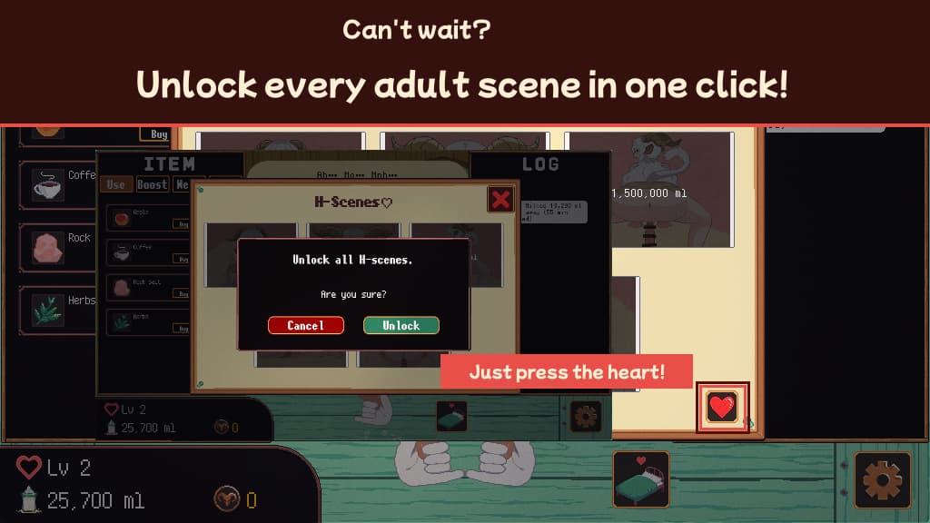 Goat Girl Clicker, Screenshot 4